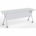 Special-T Table, FlipNest, Transform2, 72inx24inx30in, Light Gray/Silver SCTTRNF22472SLG